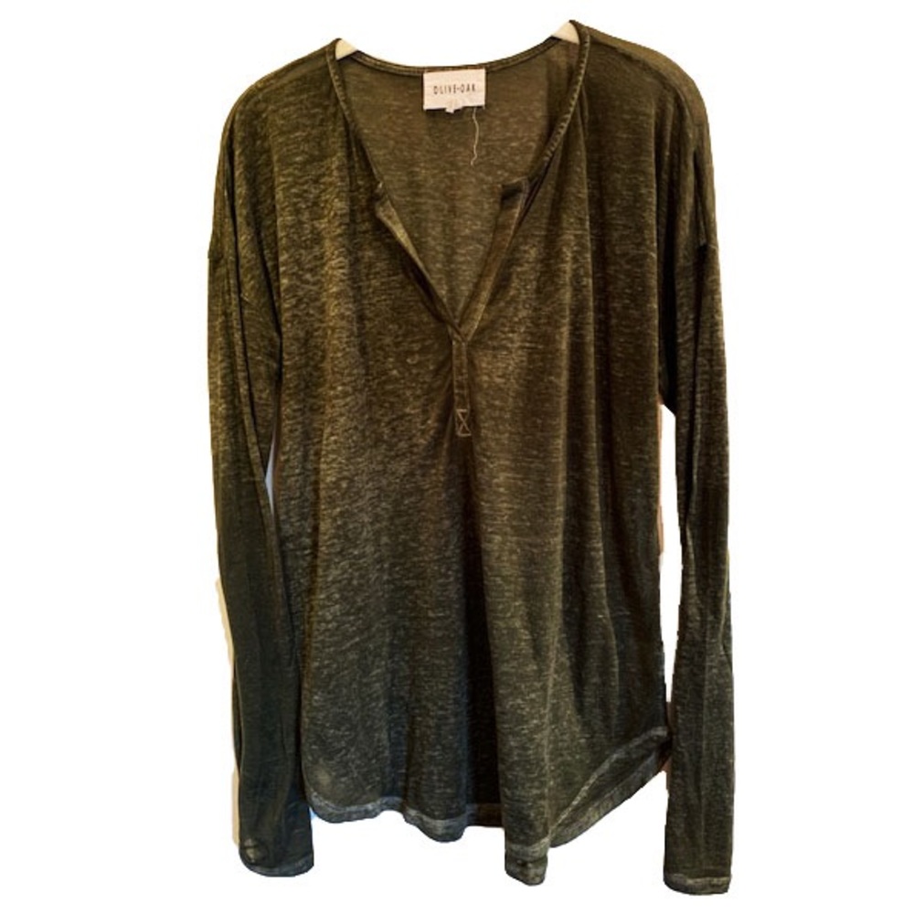 Henley-style Long Sleeve